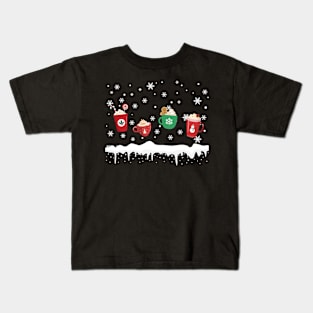 Christmas Drinks Kids T-Shirt